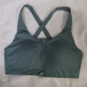 Avia Women's High Support Zip Front Sports Bra Size M